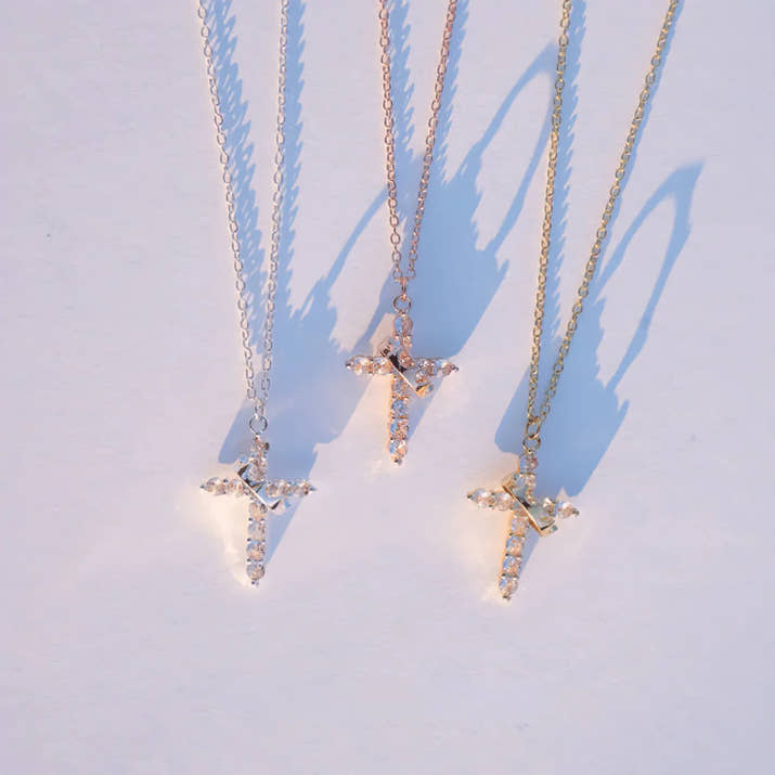 Eterna Crown & Cross Necklace™
