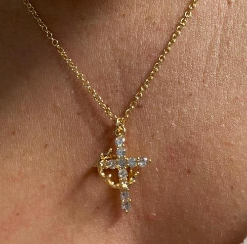 Eterna Crown & Cross Necklace™