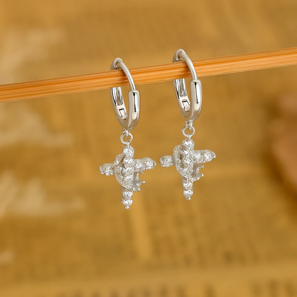 Eterna Crown & Cross Earrings™