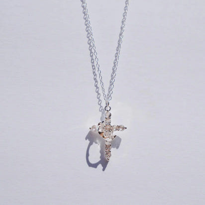 Eterna Cross & Crown Necklace™