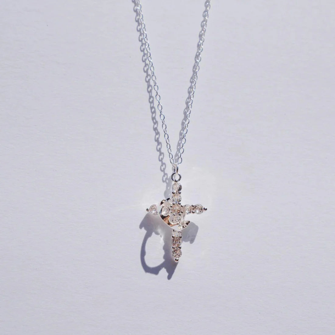 Eterna Crown & Cross Necklace™