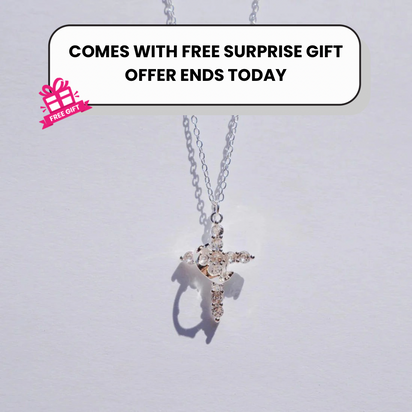 Eterna Cross & Crown Necklace™