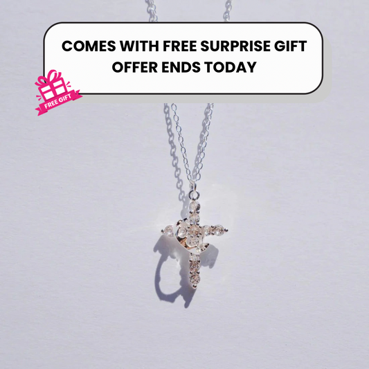 Eterna Cross & Crown Necklace™