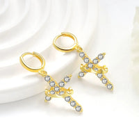 Eterna Crown & Cross Earrings™