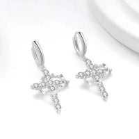 Eterna Crown & Cross Earrings™