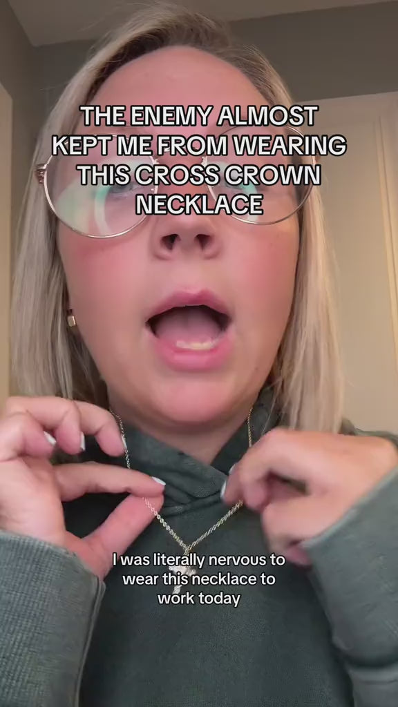 Eterna Crown & Cross Necklace™ video